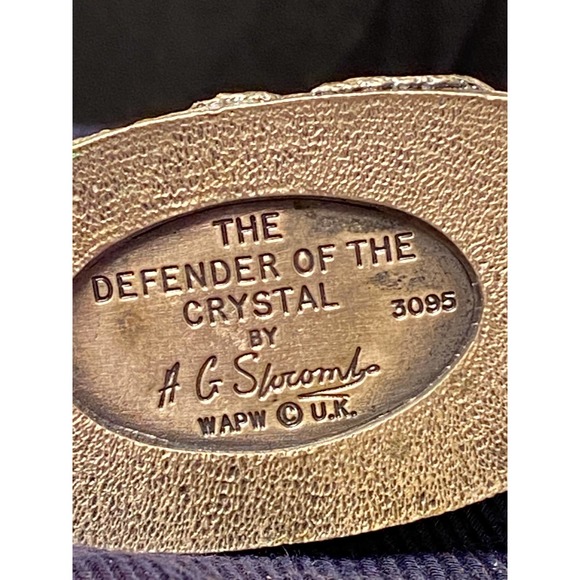 Pewter Pegasus Myth/ Magic Figurine “The Defender of the Crystal” by A G Slocomb - Picture 11 of 12